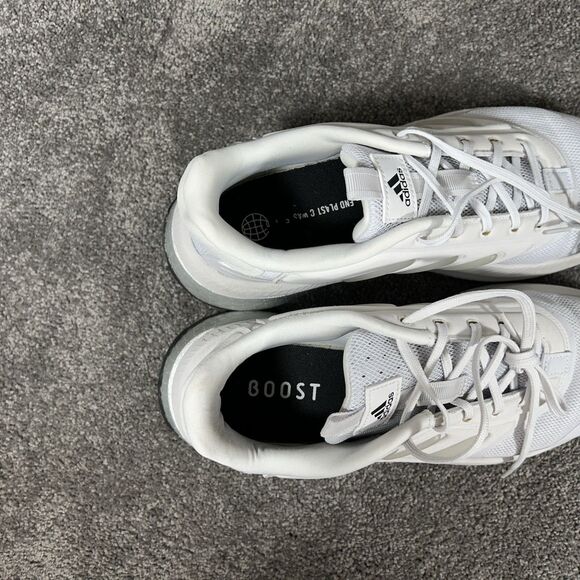 Adidas X_Plrphase Dash Boost IG3055 Mens Sz 10 Grey Silver Running Shoes Used - Picture 9 of 11